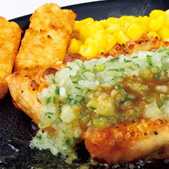 若鶏のディアボラ風