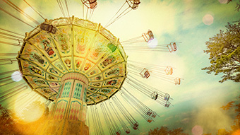 回転空中ブランコ